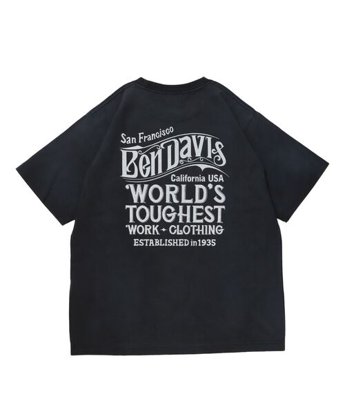 BEN DAVIS(ベンデイビス)の「【BEN DAVIS(ベンデイビス)】OLD SIGN VNTG TEE / Tシャツ クルーネック ワンポイント シンプル ユニセックス 加工(Tシャツ/カットソー・メンズ・ネイビー/ホワイト/ブラック・X-LARGE/LARGE/MEDIUM)」の16枚目の写真
