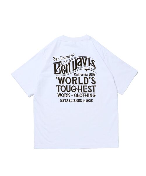 BEN DAVIS(ベンデイビス)の「【BEN DAVIS(ベンデイビス)】OLD SIGN VNTG TEE / Tシャツ クルーネック ワンポイント シンプル ユニセックス 加工(Tシャツ/カットソー・メンズ・ネイビー/ホワイト/ブラック・X-LARGE/LARGE/MEDIUM)」の20枚目の写真
