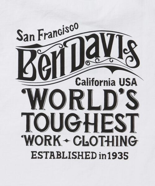 BEN DAVIS(ベンデイビス)の「【BEN DAVIS(ベンデイビス)】OLD SIGN VNTG TEE / Tシャツ クルーネック ワンポイント シンプル ユニセックス 加工(Tシャツ/カットソー・メンズ・ネイビー/ホワイト/ブラック・X-LARGE/LARGE/MEDIUM)」の21枚目の写真