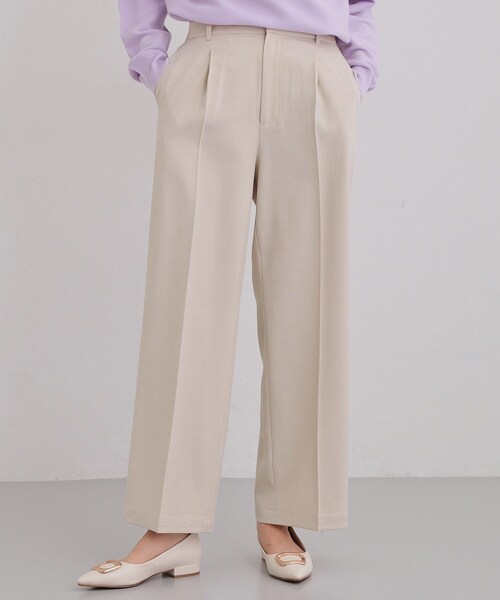 THE SHOP TK （ザ ショップ ティーケー ）の「【通勤・セレモニー】CAVIAN ベーシックワイドパンツ/セットアップ可（その他パンツ・レディース・ブラック/グレー/ライトベージュ/ネイビー系3・11/12/13/14）」の3枚目の写真