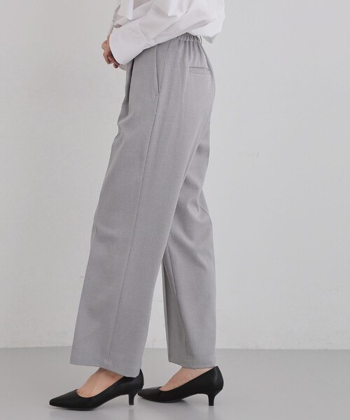 THE SHOP TK （ザ ショップ ティーケー ）の「【通勤・セレモニー】CAVIAN ベーシックワイドパンツ/セットアップ可（その他パンツ・レディース・ブラック/グレー/ライトベージュ/ネイビー系3・11/12/13/14）」の7枚目の写真