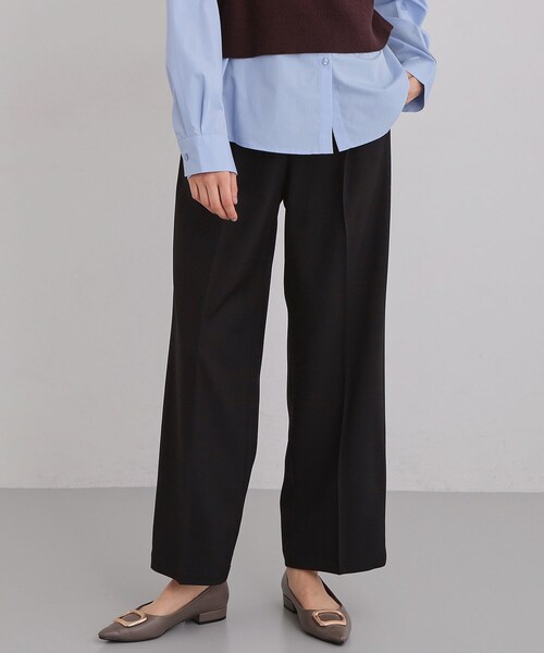 THE SHOP TK （ザ ショップ ティーケー ）の「【通勤・セレモニー】CAVIAN ベーシックワイドパンツ/セットアップ可（その他パンツ・レディース・ブラック/グレー/ライトベージュ/ネイビー系3・11/12/13/14）」の11枚目の写真