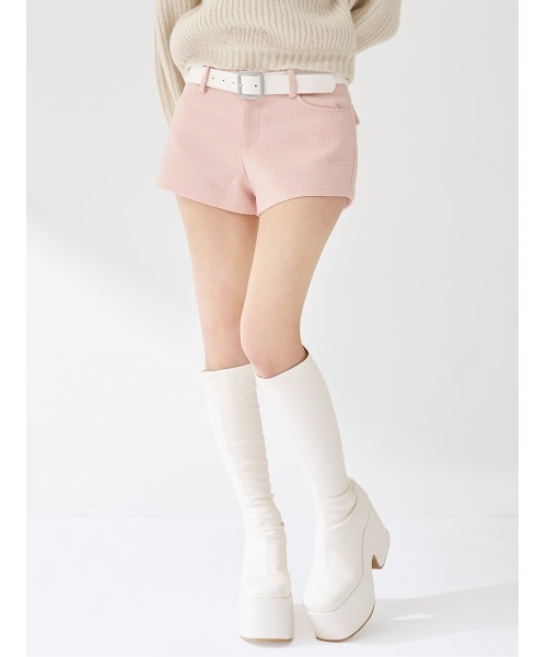 Darich♡ボンディングツイードショートパンツ♡アイボリー♡S ボンディングツイードショートパンツ（その他パンツ）｜Darich