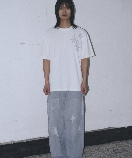 UNTITLED SEOUL（アンタイトル ソウル）の「アンタイトル ステリナイト ピグメントウォッシュ 半袖 オフホワイト（Tシャツ/カットソー・メンズ・その他・MEDIUM/LARGE/X-LARGE）」の5枚目の写真