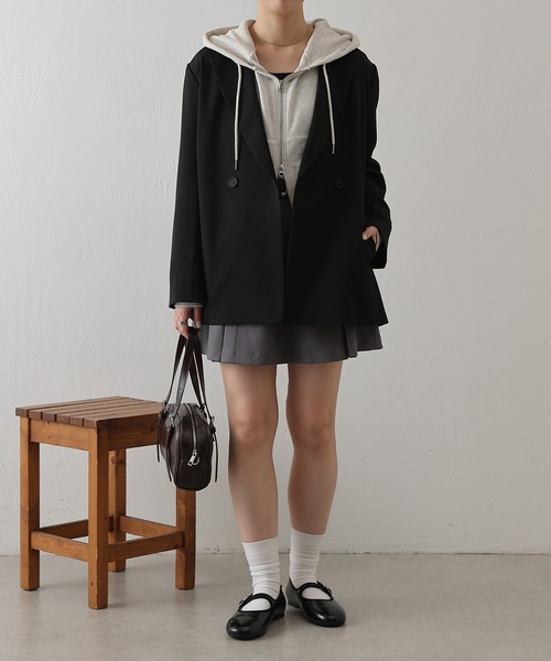 COLONY 2139（コロニートゥーワンスリーナイン）の「ミニプリーツスカート（スカート・レディース・ブラック/グレー・SMALL/MEDIUM）」の10枚目の写真