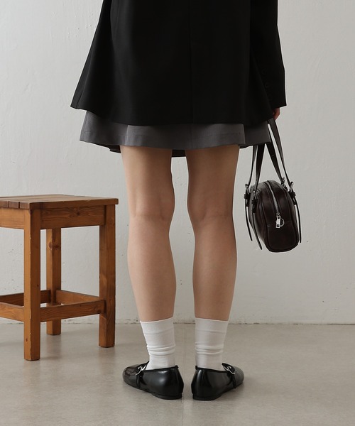 COLONY 2139（コロニートゥーワンスリーナイン）の「ミニプリーツスカート（スカート・レディース・ブラック/グレー・SMALL/MEDIUM）」の8枚目の写真