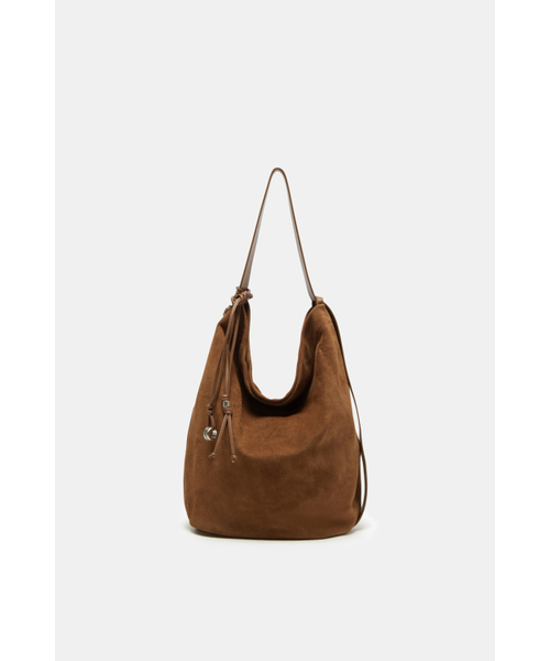COURONNEの「Haru Shoulder 24 Suede_RIBSX25644BRX（ショルダーバッグ・レディース・ブラウン・FREE）」の2枚目の写真