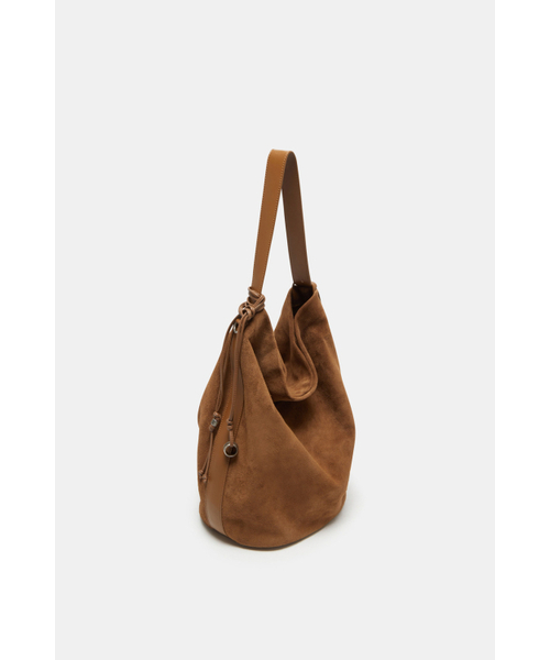 COURONNEの「Haru Shoulder 24 Suede_RIBSX25644BRX（ショルダーバッグ・レディース・ブラウン・FREE）」の5枚目の写真