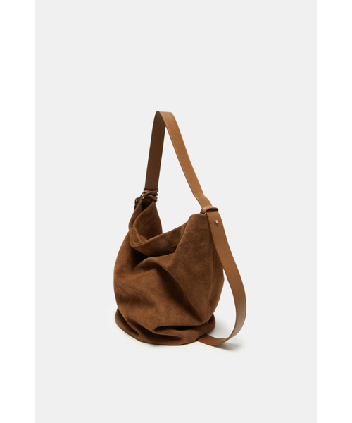 COURONNEの「Haru Shoulder 24 Suede_RIBSX25644BRX（ショルダーバッグ・レディース・ブラウン・FREE）」の6枚目の写真