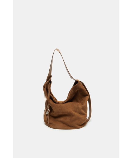 COURONNEの「Haru Shoulder 24 Suede_RIBSX25644BRX（ショルダーバッグ・レディース・ブラウン・FREE）」の7枚目の写真