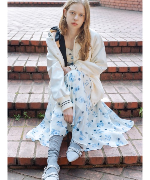 FURFUR(ファーファー)の「2WAYツイードスタジャン(ブルゾン・レディース・ブラック/ホワイト/ピンク・F)」の7枚目の写真