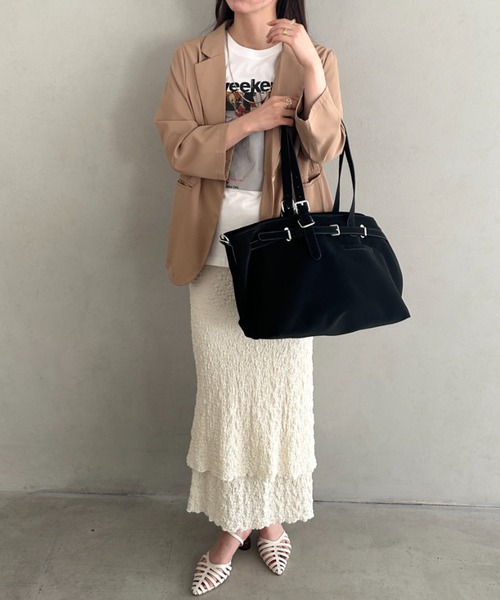 MYMOOD.(マイムード)の「【A4収納可】横型大容量トートバッグ(トートバッグ・レディース・ブラック/ピンク/ベージュ・FREE)」の20枚目の写真