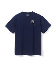 FAIRLIAR CLUB（フェアライアークラブ）の「FLC Oversized Star T-shirts_NAVY（Tシャツ/カットソー）」