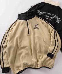 STARTER（スターター）の「【88】【STARTER/スターター】ワンポイント刺繍 サイドライン マイクロフリース ハーフジップ プルオーバー（スウェット）」