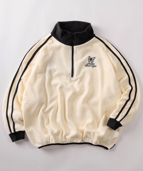 STARTER（スターター）の「【88】【STARTER/スターター】ワンポイント刺繍 サイドライン マイクロフリース ハーフジップ プルオーバー（スウェット・メンズ・ブラック/ブラック系その他/ホワイト系その他/グレー/オフホワイト/ベージュ・M/L/XL）」の10枚目の写真