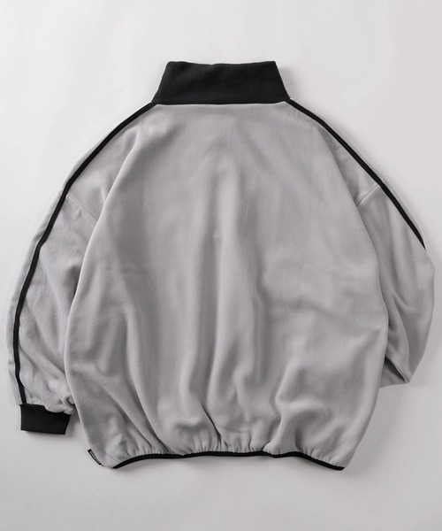 STARTER（スターター）の「【88】【STARTER/スターター】ワンポイント刺繍 サイドライン マイクロフリース ハーフジップ プルオーバー（スウェット・メンズ・ブラック/ブラック系その他/ホワイト系その他/グレー/オフホワイト/ベージュ・M/L/XL）」の11枚目の写真