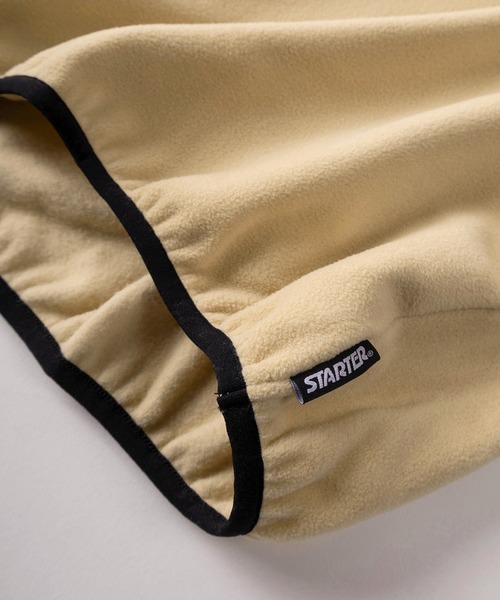 STARTER（スターター）の「【88】【STARTER/スターター】ワンポイント刺繍 サイドライン マイクロフリース ハーフジップ プルオーバー（スウェット・メンズ・ブラック/ブラック系その他/ホワイト系その他/グレー/オフホワイト/ベージュ・M/L/XL）」の21枚目の写真