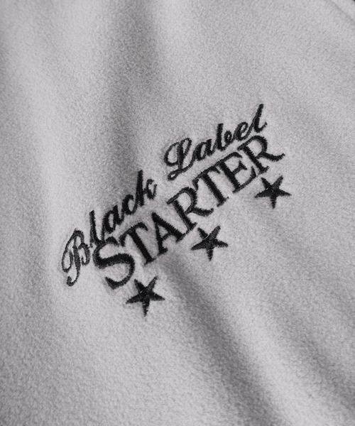 STARTER（スターター）の「【88】【STARTER/スターター】ワンポイント刺繍 サイドライン マイクロフリース ハーフジップ プルオーバー（スウェット・メンズ・ブラック/ブラック系その他/ホワイト系その他/グレー/オフホワイト/ベージュ・M/L/XL）」の15枚目の写真