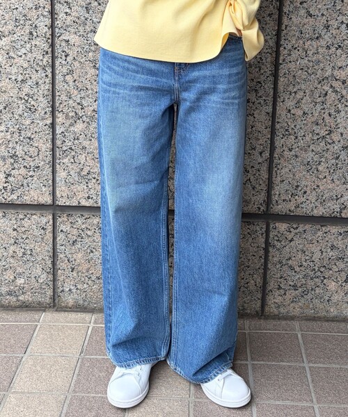 RED CARD TOKYO（レッドカード）の「【RED CARD/レッドカード】Kansas ミッドライズストレートデニム（デニムパンツ・レディース・ブルー・23/24/25/22）」の4枚目の写真