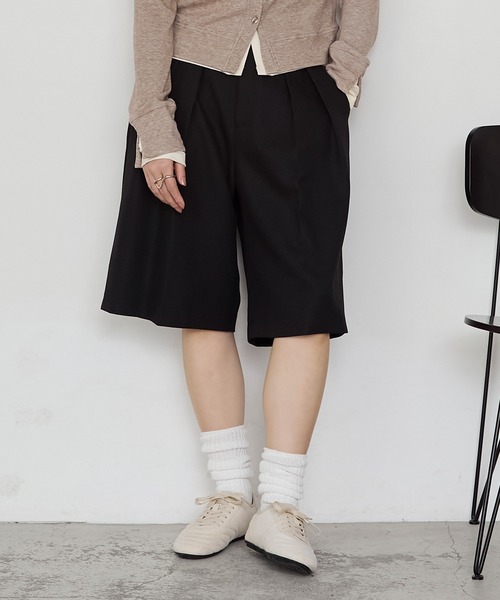 forksy.(フォルクシー)の「【forksy.】スエード調キルティングレースアップスニーカー(スニーカー・レディース・ブラック/オフホワイト・L/M/S)」の20枚目の写真