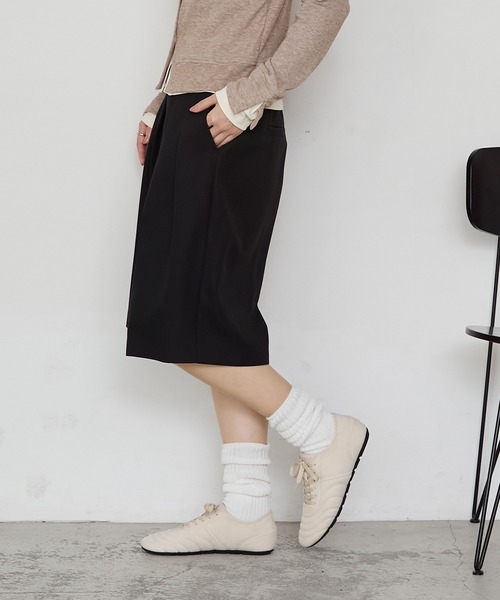 forksy.(フォルクシー)の「【forksy.】スエード調キルティングレースアップスニーカー(スニーカー・レディース・ブラック/オフホワイト・L/M/S)」の21枚目の写真