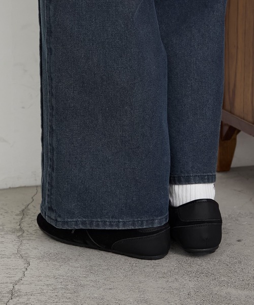 forksy.(フォルクシー)の「【forksy.】スエード調キルティングレースアップスニーカー(スニーカー・レディース・ブラック/オフホワイト・L/M/S)」の9枚目の写真