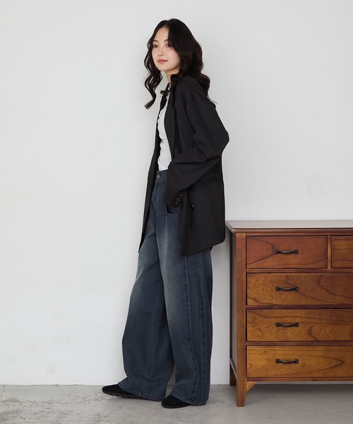 forksy.(フォルクシー)の「【forksy.】スエード調キルティングレースアップスニーカー(スニーカー・レディース・ブラック/オフホワイト・L/M/S)」の12枚目の写真