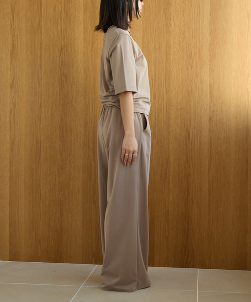 IENA LA BOUCLE(イエナラブークル)の「IENA LA BOUCLE Cupra mix Tシャツ(Tシャツ/カットソー・レディース・ベージュ/ブラック・FREE)」の21枚目の写真