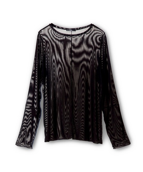 OSMOSIS（オズモーシス）の「メロー切替長袖Tシャツ（Tシャツ/カットソー・レディース・ブラック/ピンク/ブルー/チャコール・ONE SIZE）」の20枚目の写真