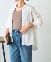 Jena espace merveilleux | 【リバイバル】後ろヨークラッフルシャツ(シャツ/ブラウス)