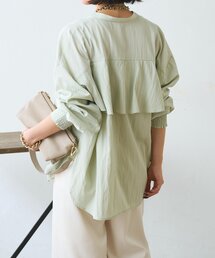 Jena espace merveilleux | 【リバイバル】後ろヨークラッフルシャツ(シャツ/ブラウス)