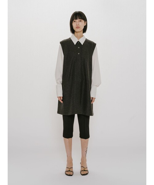 MIDIUMISOLID(ミディウミソリッド)の「MIDIUMISOLID for Ladies リラックスロングカフスシャツ(シャツ/ブラウス・レディース・ライトブルー/アイボリー/チャコールグレー・FREE)」の19枚目の写真