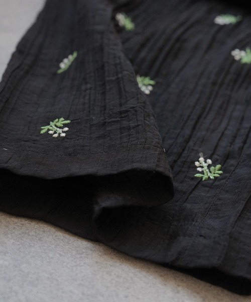 reca(レカ)の「小花柄刺繍シアーワイドパンツ(その他パンツ・レディース・アイボリー/ブラック・FREE)」の15枚目の写真