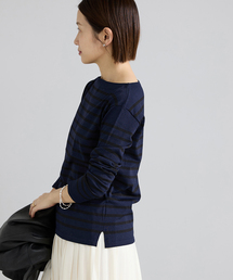 IENA（イエナ）の「《新色》SEATTLEボーダーボートネックプルオーバー（ニット/セーター）」