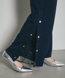 LACE REVEAL SNAP PANTS
