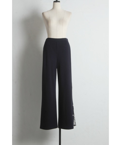 ARVELLIA(アルベリア)の「LACE REVEAL SNAP PANTS(その他パンツ・レディース・ネイビー/ブラック・M)」の19枚目の写真