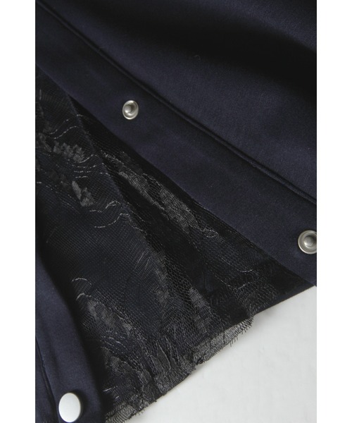 ARVELLIA(アルベリア)の「LACE REVEAL SNAP PANTS(その他パンツ・レディース・ネイビー/ブラック・M)」の4枚目の写真