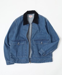 BIG MIKE（ビッグマイク）の「BIG MIKE デニム/ヒッコリー トラッカージャケット（デニムジャケット）」