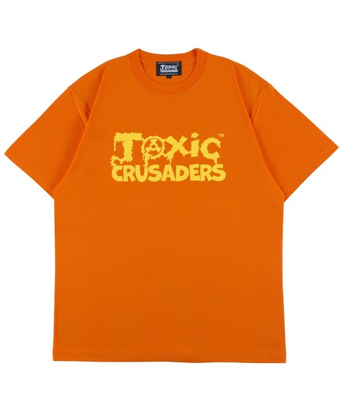 MEDICOM TOY（メディコムトイ）の「MLE × The Toxic Crusaders "TOXIC LOGO" TEE（Tシャツ/カットソー・メンズ・ブラック/ホワイト/オレンジ・SMALL/MEDIUM/LARGE/X-LARGE）」の3枚目の写真