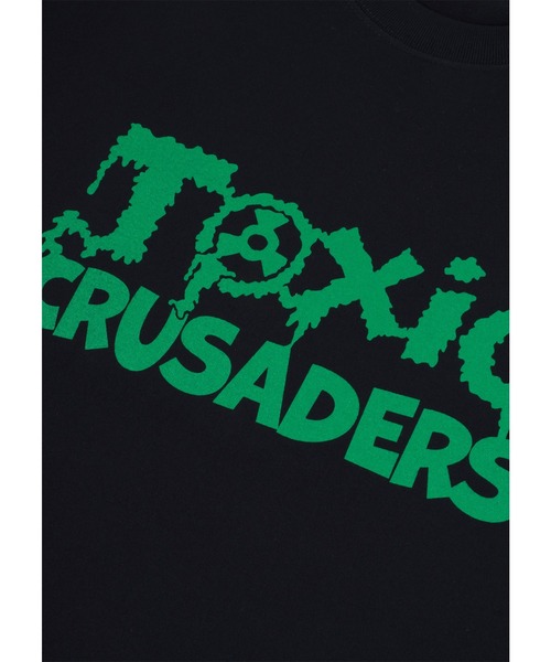 MEDICOM TOY（メディコムトイ）の「MLE × The Toxic Crusaders "TOXIC LOGO" TEE（Tシャツ/カットソー・メンズ・ブラック/ホワイト/オレンジ・SMALL/MEDIUM/LARGE/X-LARGE）」の5枚目の写真