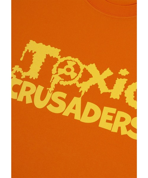 MEDICOM TOY（メディコムトイ）の「MLE × The Toxic Crusaders "TOXIC LOGO" TEE（Tシャツ/カットソー・メンズ・ブラック/ホワイト/オレンジ・SMALL/MEDIUM/LARGE/X-LARGE）」の4枚目の写真