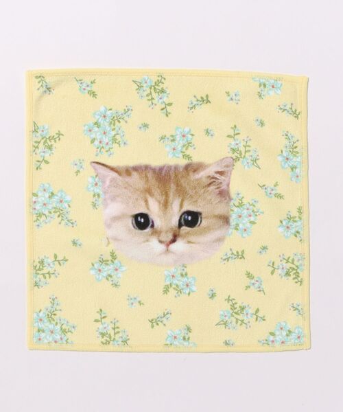 PAUL & JOE ACCESSOIRES（ポールアンドジョーアクセソワ）の「ポール ＆ ジョー アクセソワ スマホ拭きハンカチ  <フラワーヌネット>（ハンカチ/ハンドタオル・レディース・イエロー/グリーン/アイボリー・FREE）」の11枚目の写真