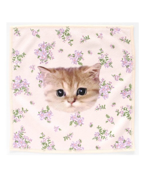 PAUL & JOE ACCESSOIRES（ポールアンドジョーアクセソワ）の「ポール ＆ ジョー アクセソワ スマホ拭きハンカチ  <フラワーヌネット>（ハンカチ/ハンドタオル・レディース・イエロー/グリーン/アイボリー・FREE）」の5枚目の写真