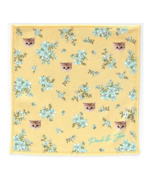 PAUL & JOE ACCESSOIRES（ポールアンドジョーアクセソワ）の「ポール ＆ ジョー アクセソワ スマホ拭きハンカチ  <フラワーヌネット>（ハンカチ/ハンドタオル・レディース・イエロー/グリーン/アイボリー・FREE）」の8枚目の写真