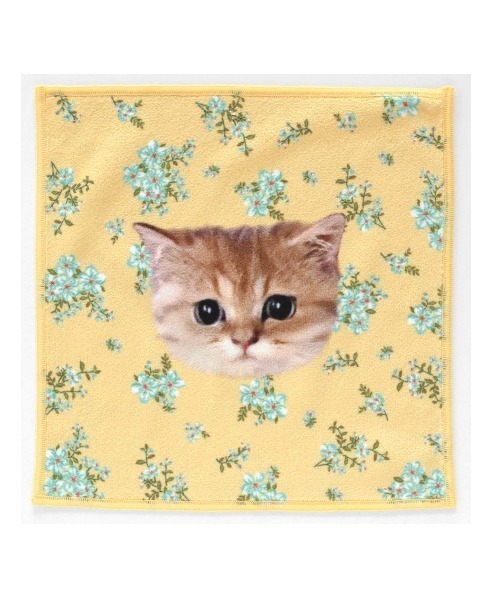 PAUL & JOE ACCESSOIRES（ポールアンドジョーアクセソワ）の「ポール ＆ ジョー アクセソワ スマホ拭きハンカチ  <フラワーヌネット>（ハンカチ/ハンドタオル・レディース・イエロー/グリーン/アイボリー・FREE）」の9枚目の写真