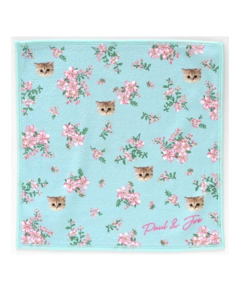 PAUL & JOE ACCESSOIRES（ポールアンドジョーアクセソワ）の「ポール ＆ ジョー アクセソワ スマホ拭きハンカチ  <フラワーヌネット>（ハンカチ/ハンドタオル・レディース・イエロー/グリーン/アイボリー・FREE）」の6枚目の写真