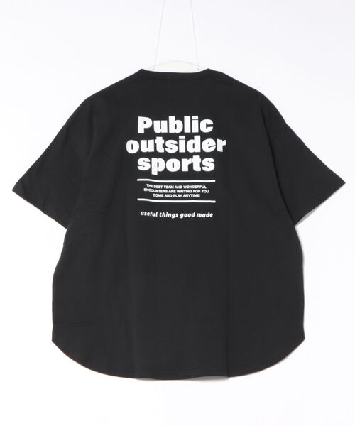 GENERATOR(ジェネレーター)の「GENERATOR/ジェネレーター Public Tシャツ(Tシャツ/カットソー・レディース・ベージュ系その他/ブラック/ホワイト・F)」の9枚目の写真