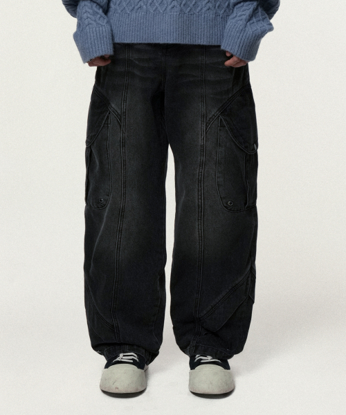 IDWS(アイドンワナセル)の「Pryer Cargo Denim Pants Black(デニムパンツ・レディース・その他・0/1/2)」の19枚目の写真