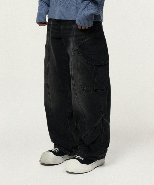 IDWS(アイドンワナセル)の「Pryer Cargo Denim Pants Black(デニムパンツ・レディース・その他・0/1/2)」の20枚目の写真
