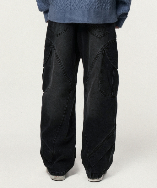 IDWS(アイドンワナセル)の「Pryer Cargo Denim Pants Black(デニムパンツ・レディース・その他・0/1/2)」の21枚目の写真